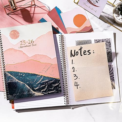 Miniatura 9 de Agenda de citas 2024-2025  Agenda de citas de julio de 2024 a junio de 2025, 2024-2025, agenda diaria semanal y mensual por hora con incrementos de