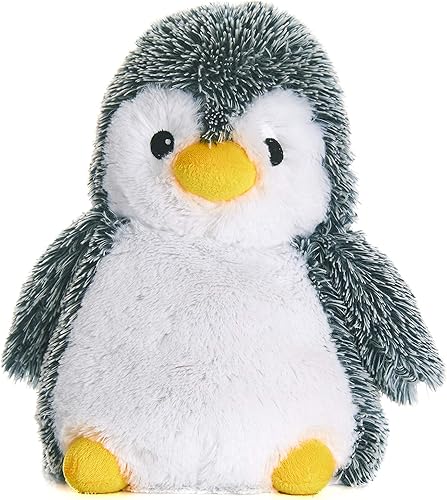 1i4 Group Warm Pals - Peppy Penguin - Acogedores juguetes de peluche perfumados de lavanda para microondas - Animal de peluche calentable y