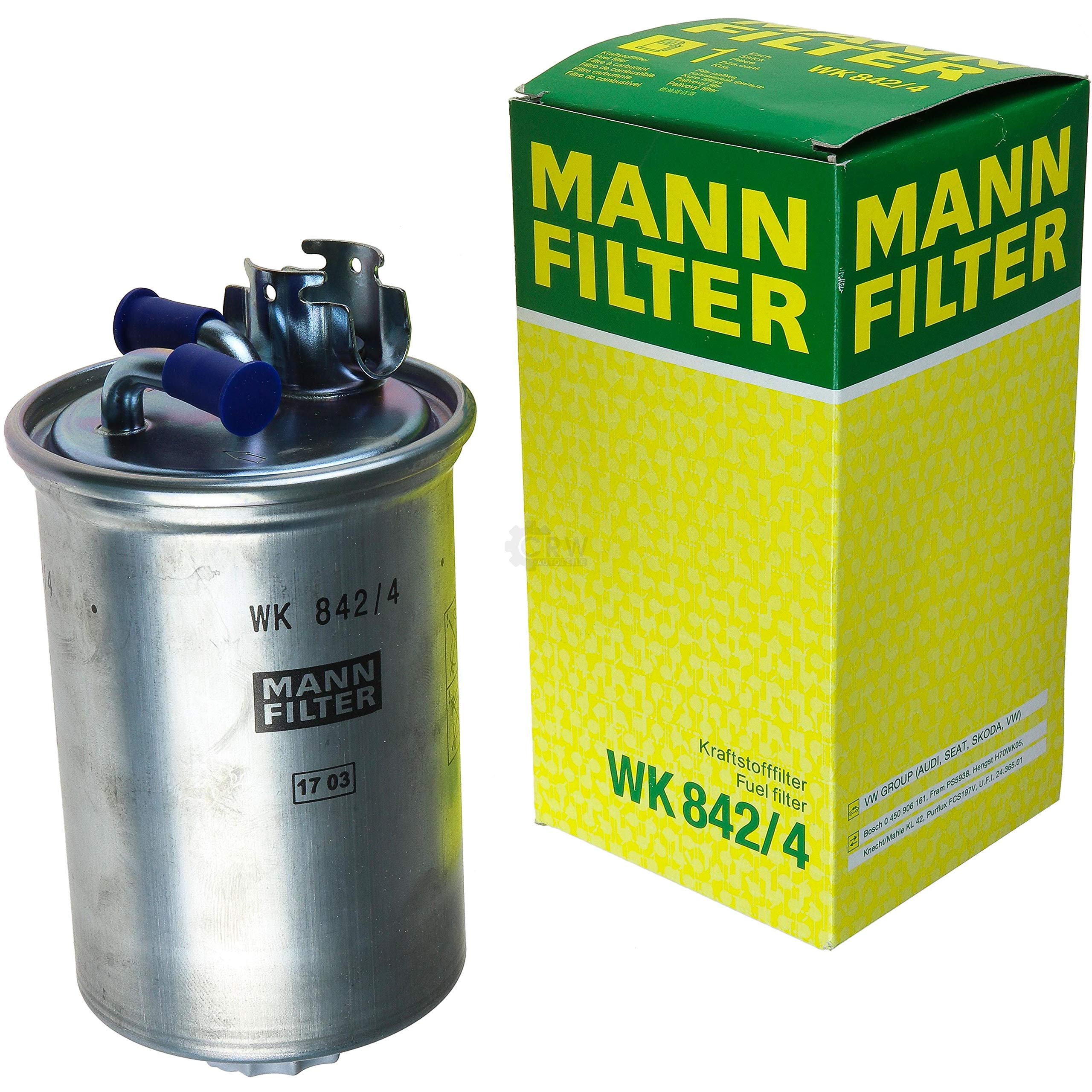Paquete de inspección Kit de mantenimiento de filtros con filtro de aceite HU 726/2 x, filtro de aire C 32 154, filtro de combustible WK 842/4, filtro de habitáculo CUK 5480, tornillo de