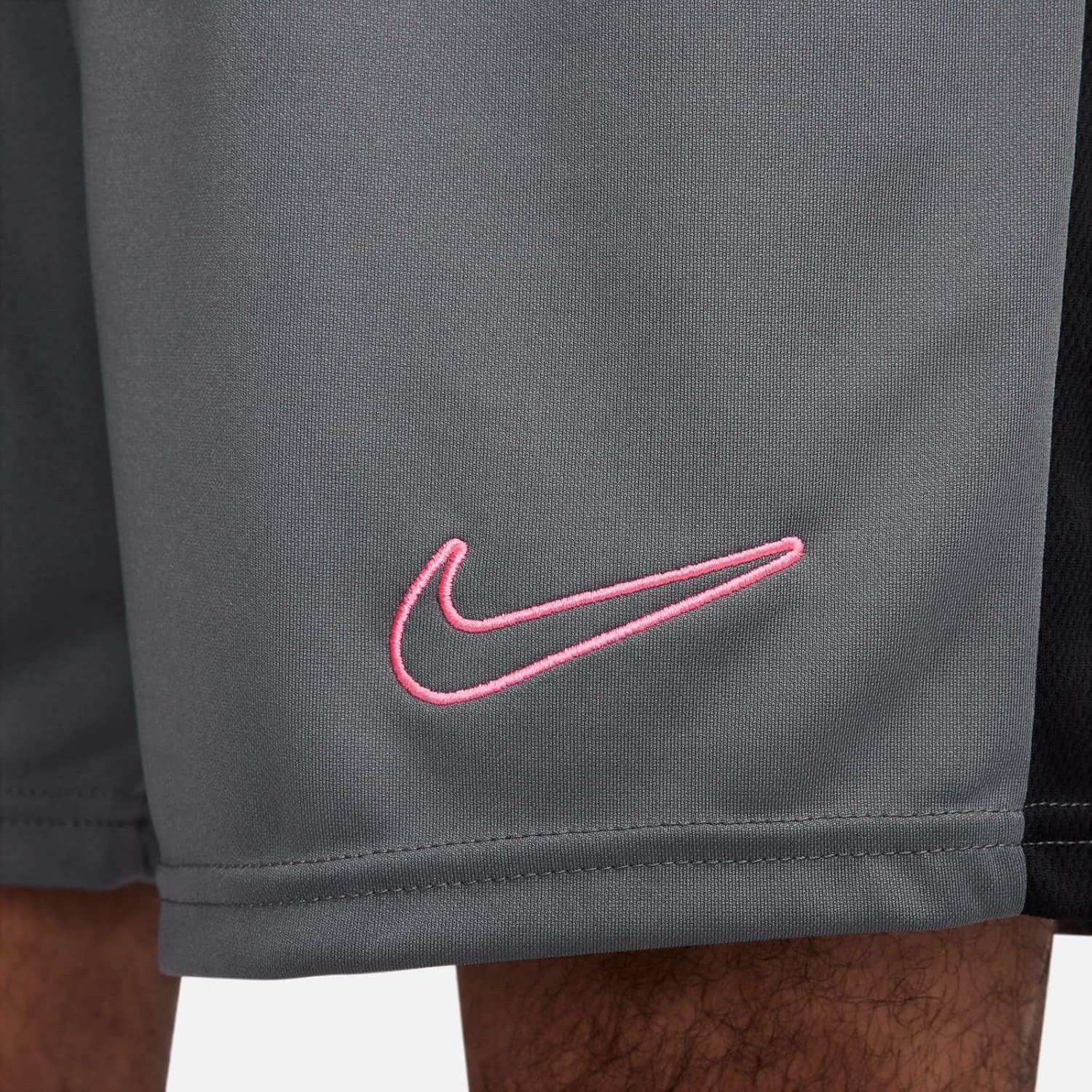Nike Dri-FIT Academy Men's Dri-FIT Soccer Shorts (Iron Grey/Black/Sunset Pulse, DV9742-069) Size Large