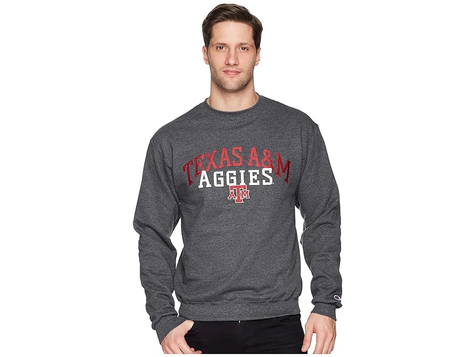 

Champion College Texas AM Aggies Eco(r) Powerblend(r) Crew (Granite Heather) Boy's Short Sleeve Pullover