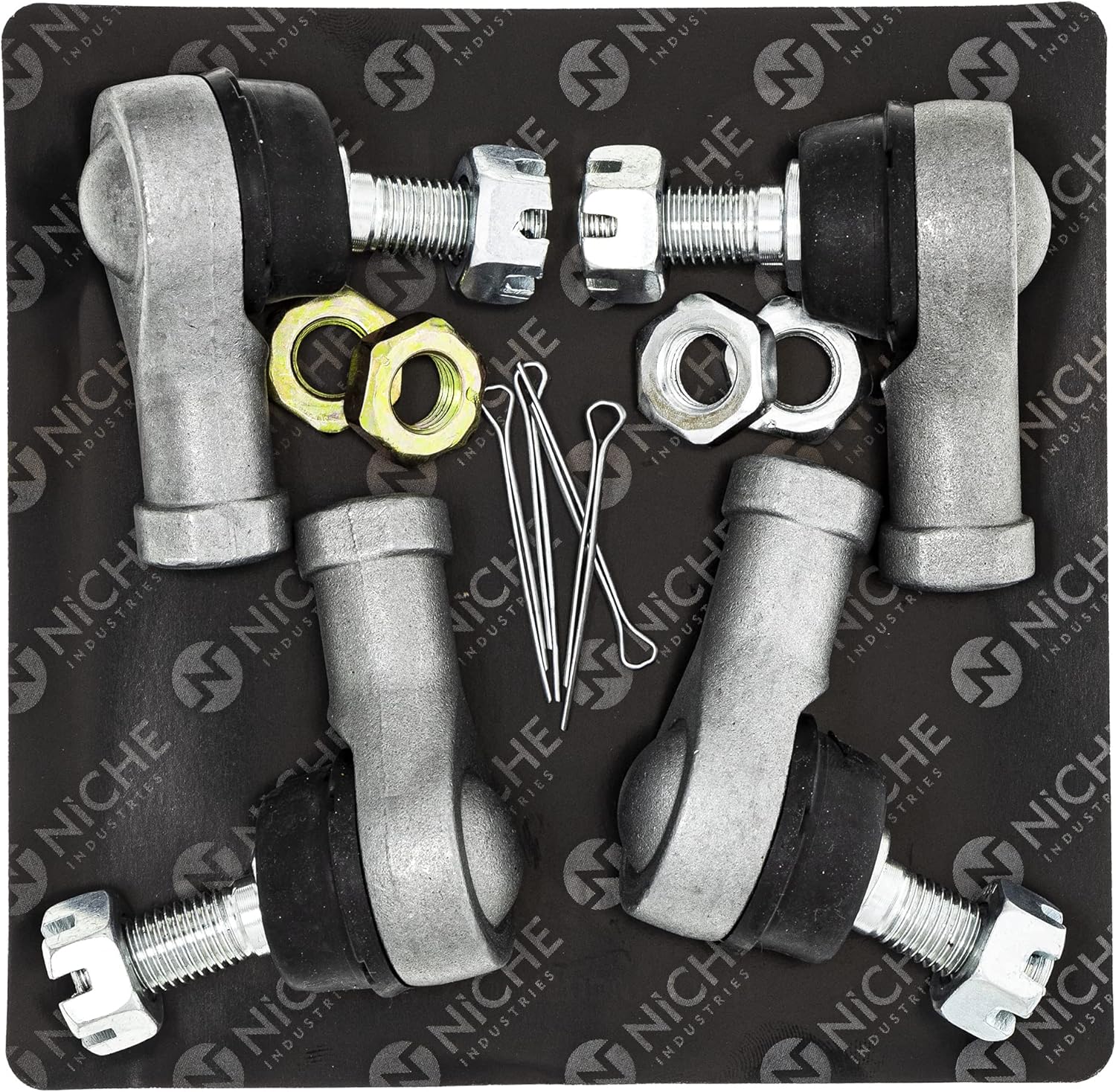 NICHE Tie Rod End Kit for Kawasaki Suzuki KFX50 Quadmaster 50 Quadsport Z90 Z50 51260-43G00 39112-S011