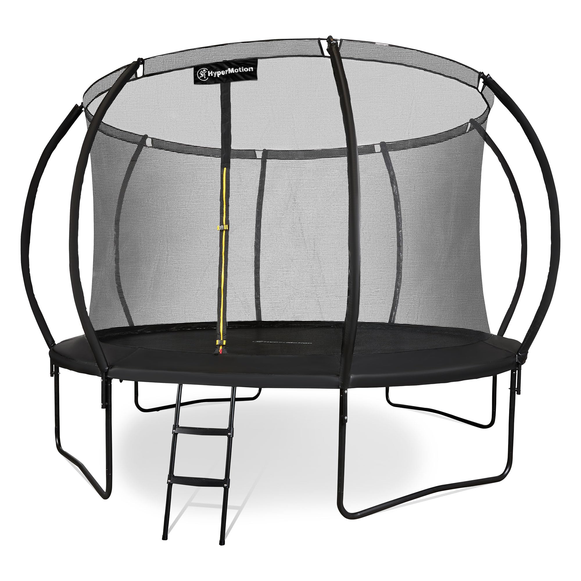 Hypermotion Trampoline Exterieur Enfant 3 Ans 244/305/366/430/487 cm Séchage Rapide et Déperlant – Excellente Élasticité de Saut – Trampoline de Jardin avec Filet de Sécurité