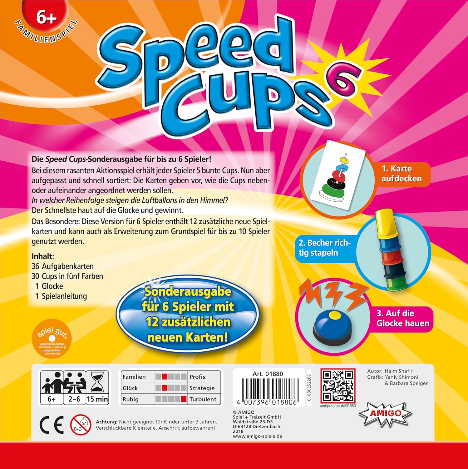 AMIGO Spiel + Freizeit 01880 - Speed Cups 6