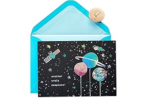 Papyrus Journey Gets More Spectacular Space Birthday Card for 11 Year Olds