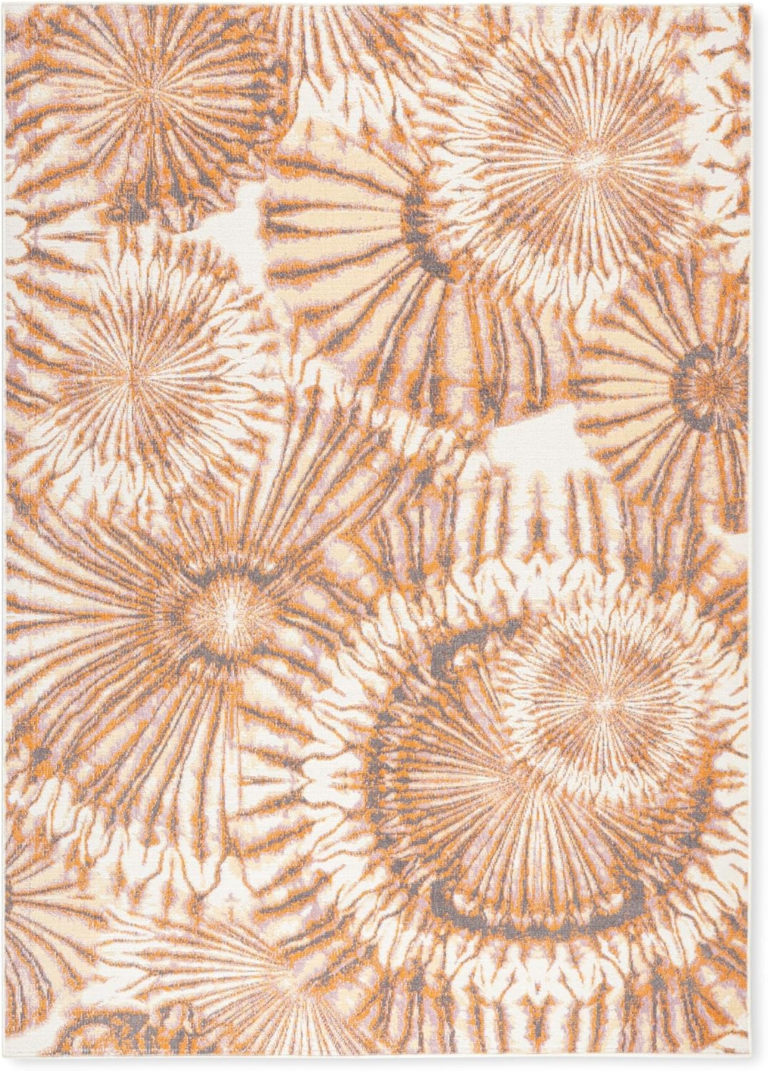 Tommy Bahama Shibori Summer Tie Dye Indoor Outdoor Area Rug, Tie Dye Modern Design, UV Fade Resistant, Blue/Dark, 5'2"x7'2"