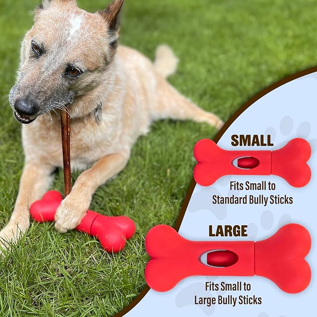 Foto 5 de 6 de GoSports Chew Champ - Soporte para barritas Bully Stick para Perros, sostiene de Forma Segura Las barritas…