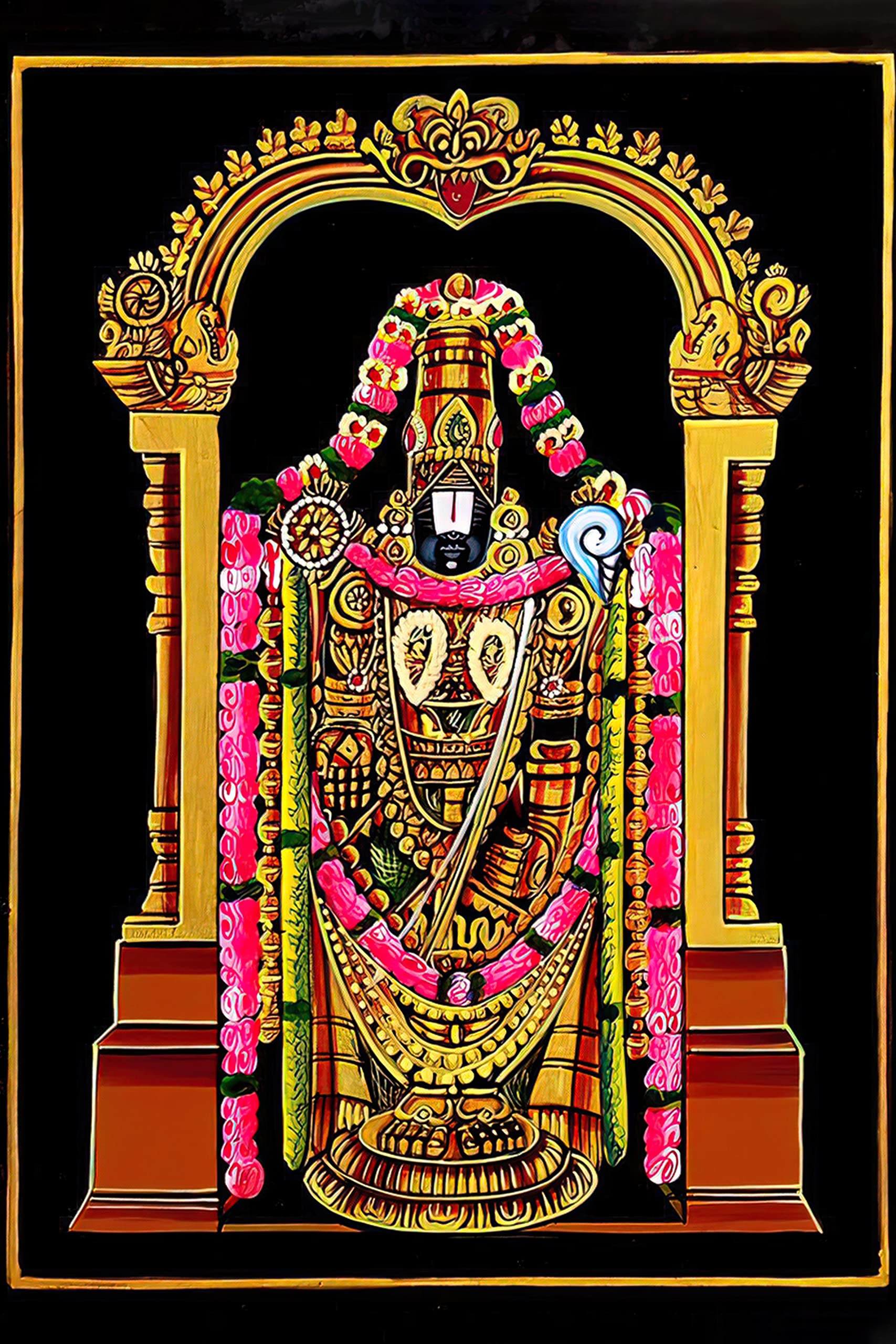 Tirupati Balaji Poster - Lord Murugan Wall Art -21 Tirupati Balaji Poster - Lord Murugan Wall Art -21