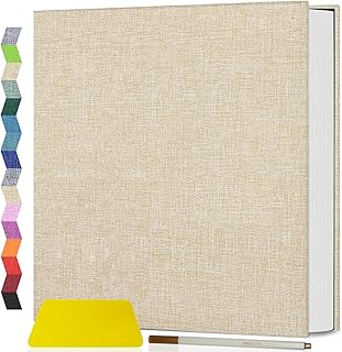 Popotop Photo Album Self Adhesive Scrapbook Album for 4x6 5x7 8x10 Pictu...