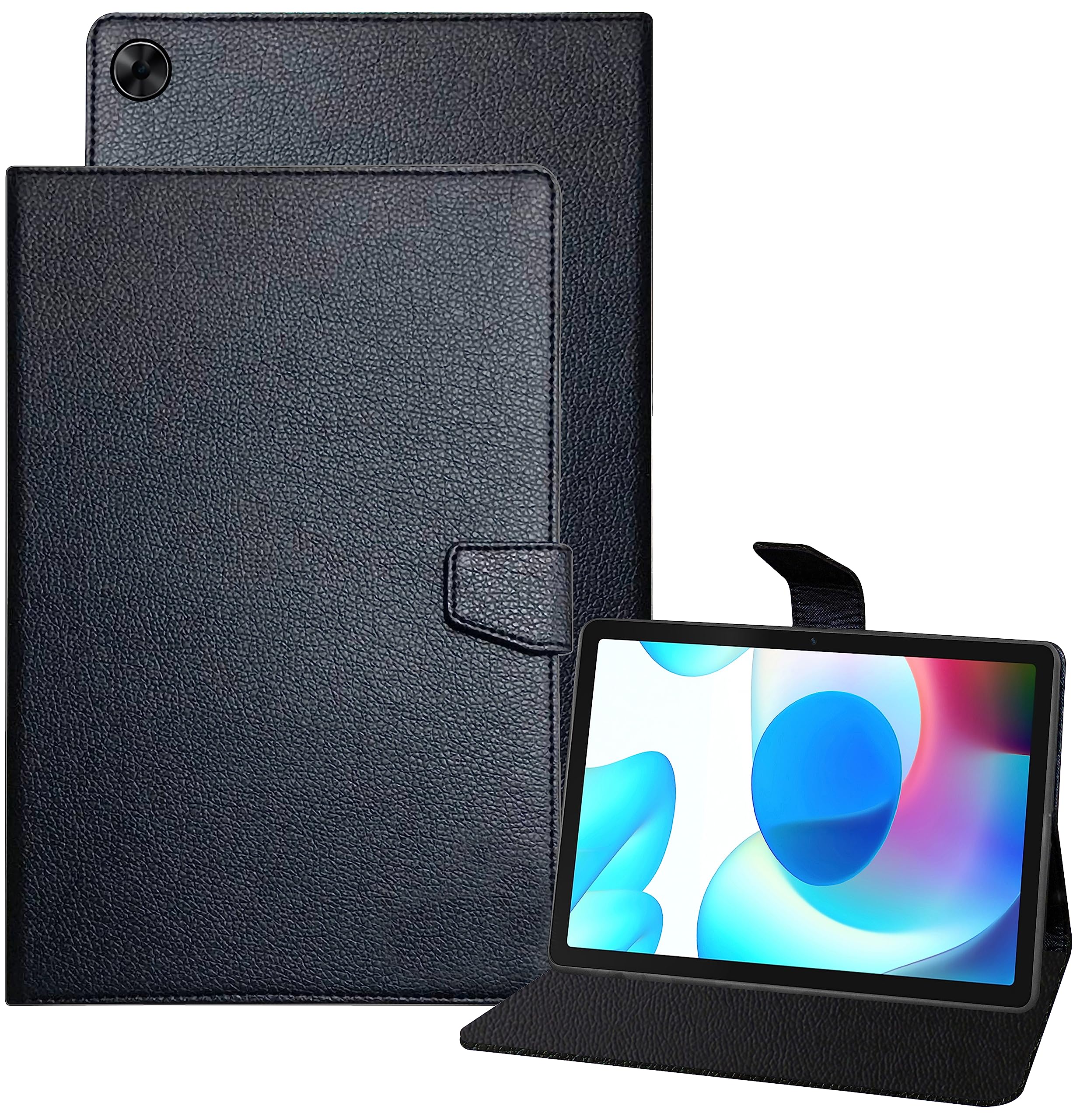 TGK Realme Pad 10.4 Flip Cover Leather Flip Case Cover for realme Pad 10.4 inch (Black) (B0C7P886BL) Amazon Price History, Amazon Price Tracker