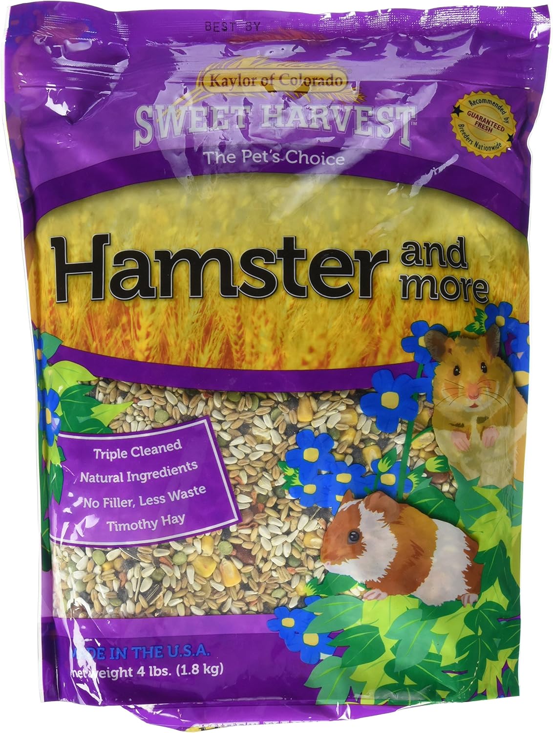 Sweet Harvest Hamster and More Hamster Food, Premium