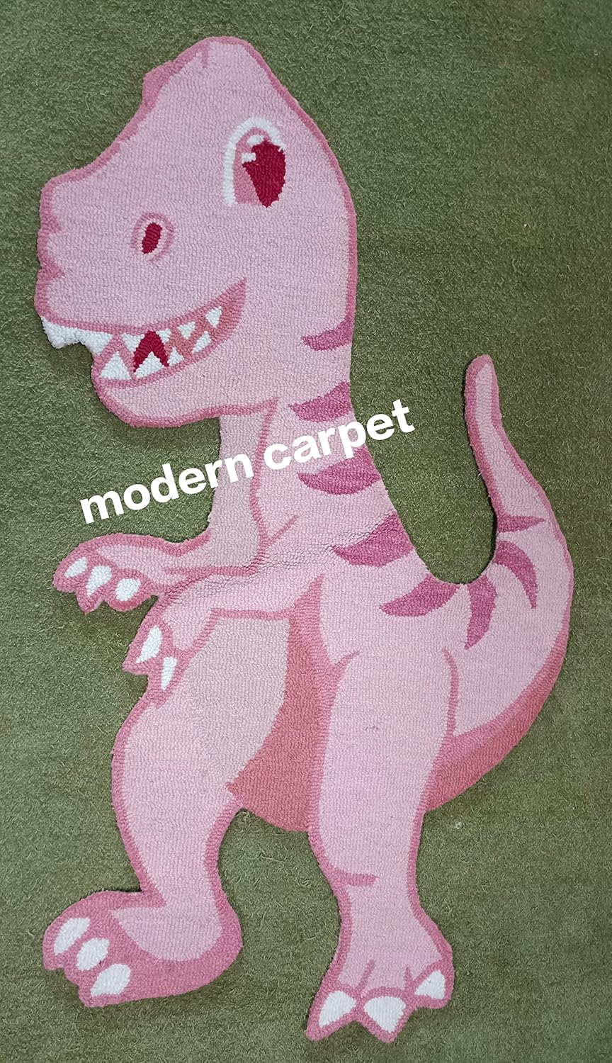 Tibetan Tiger Rug Kid Rugs 3x5 100% Woolen Handmade Tufted for Kid Room Bedroom Living Room Doormat by Modern Carpet (Blue)