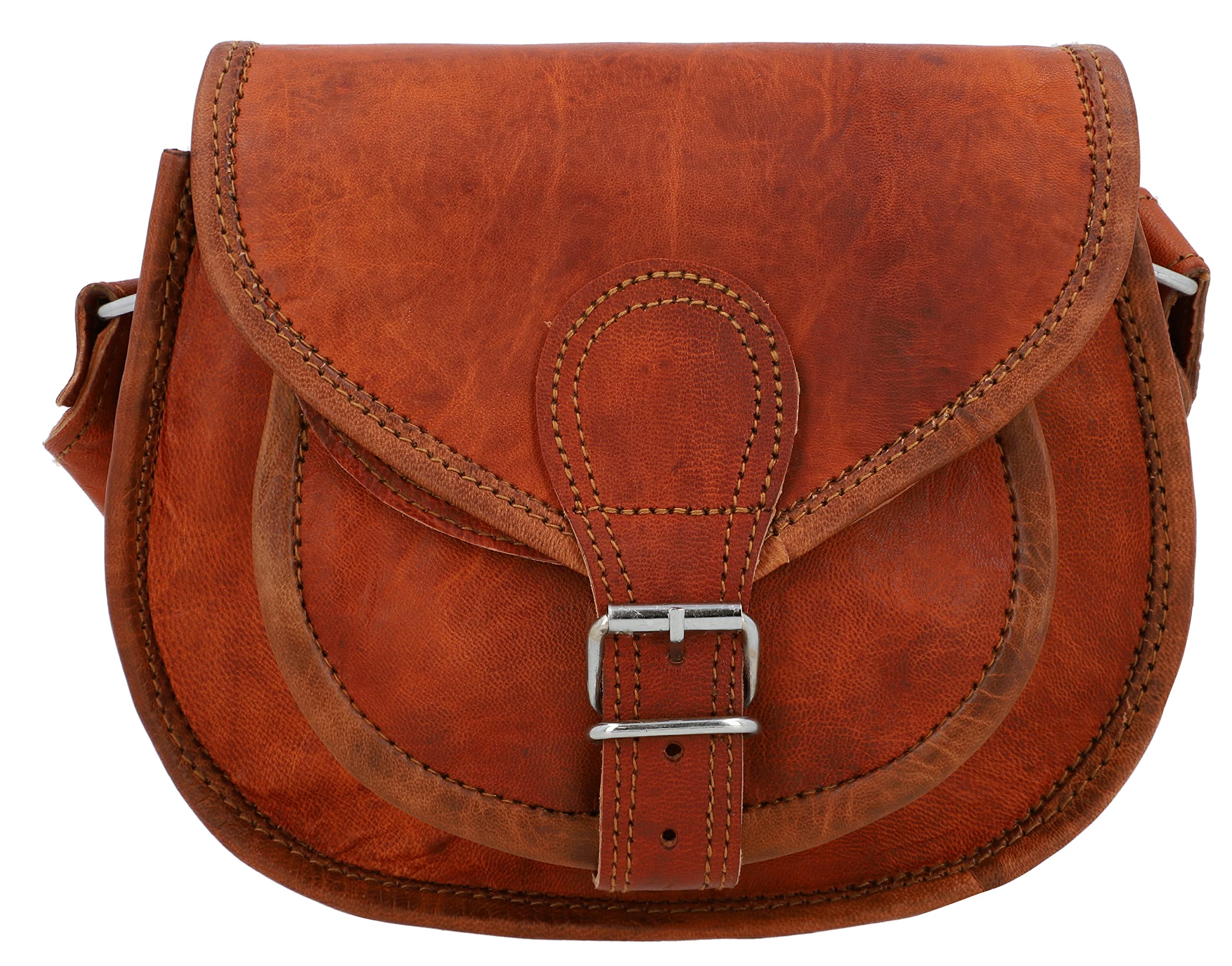 GustiLeder Nature Claire Leather Satchel Shoulder Vintage College Work City Casual Everyday Messenger Bag Small Dark Brown K53B