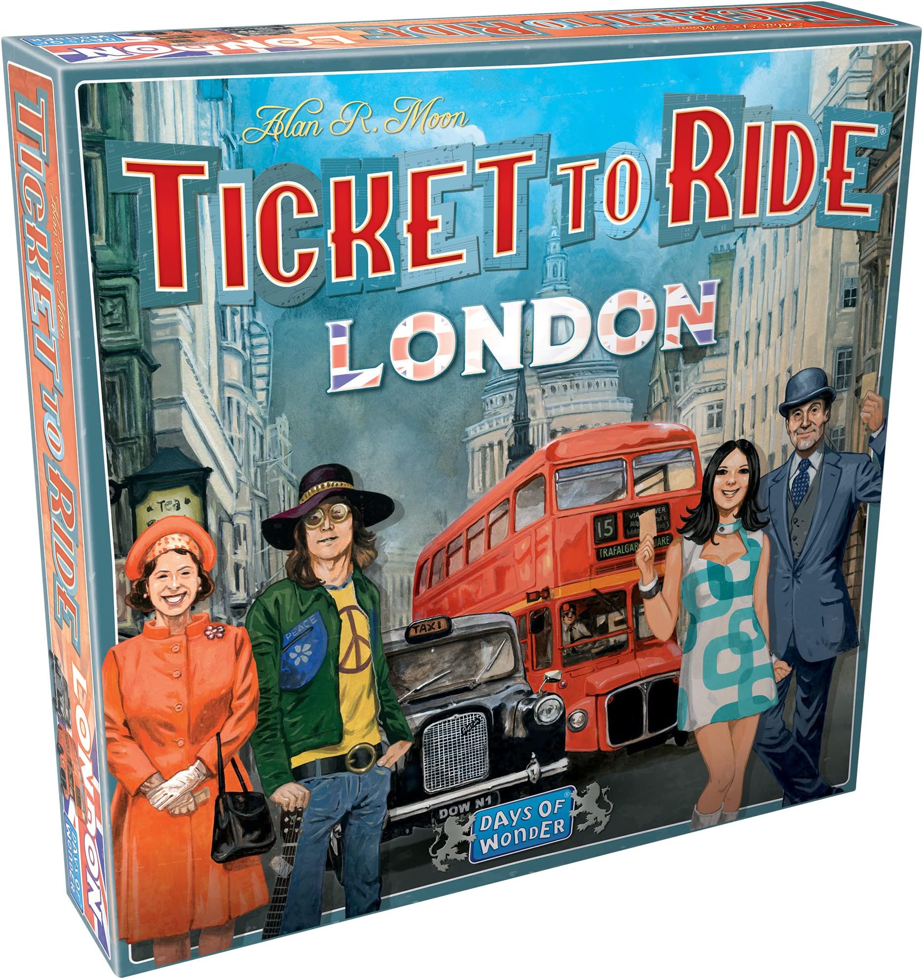 Days of Wonder | Ticket to Ride London Board Game | Ages 8+ | For 2 to 4 players | Average Playtime 10-15 Minutes