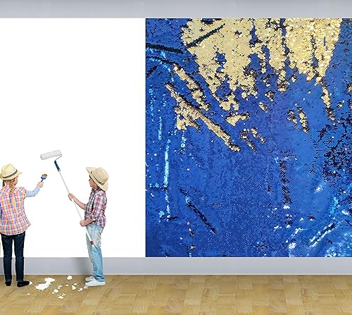 Miniatura 3 de Tela sensorial de lentejuelas para niños, tela de grafiti sensorial de lentejuelas grandes de 0.2 pulgadas para niños pequeños, estimulación táctil,