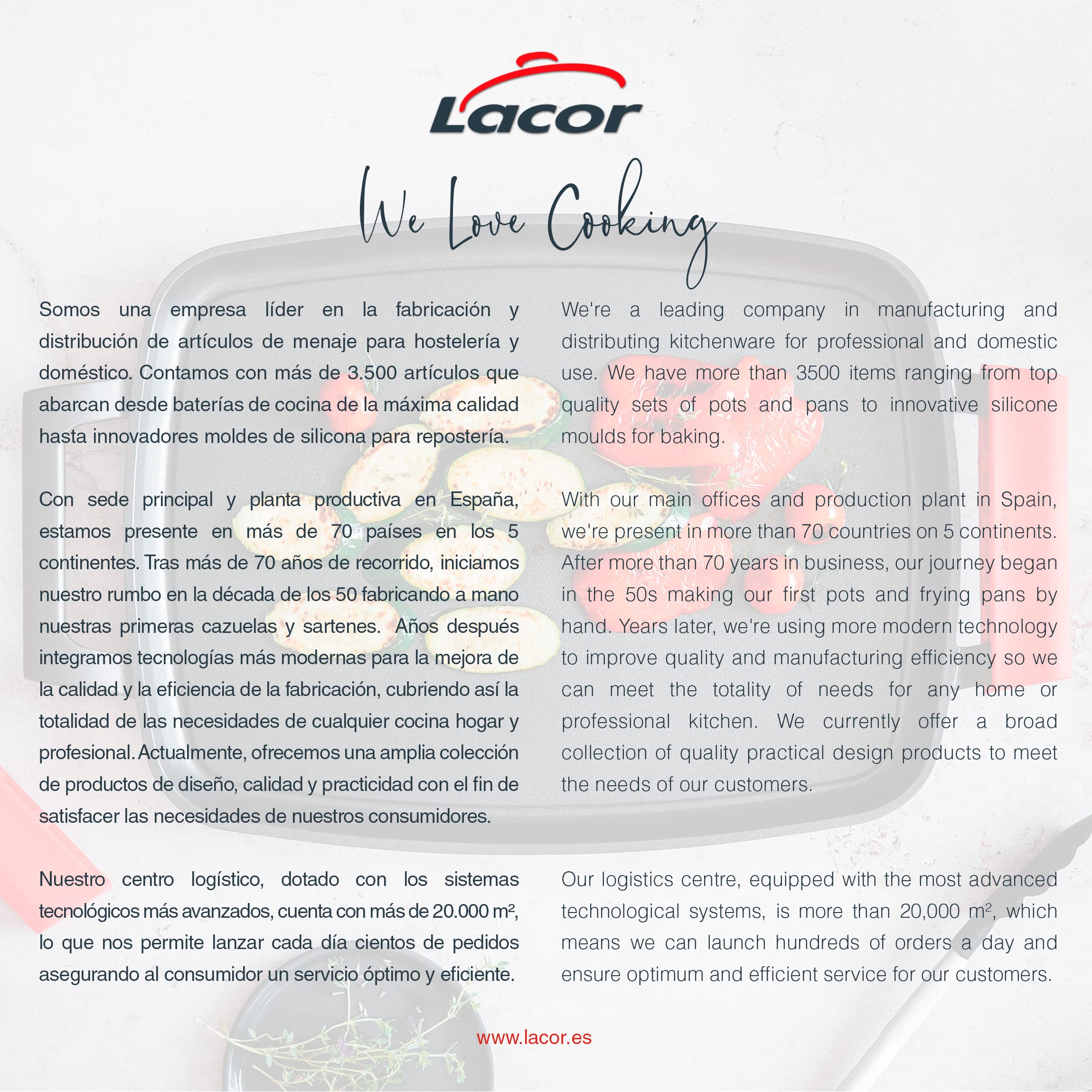 LACOR 24347 - Plancha Grill TitanFull, Aluminio Fundido, Antiadherente | En aluminio ligero, asados y a la plancha uniformes; antiadherente fácil de limpiar, libre de BPA, para tu cocina cada día