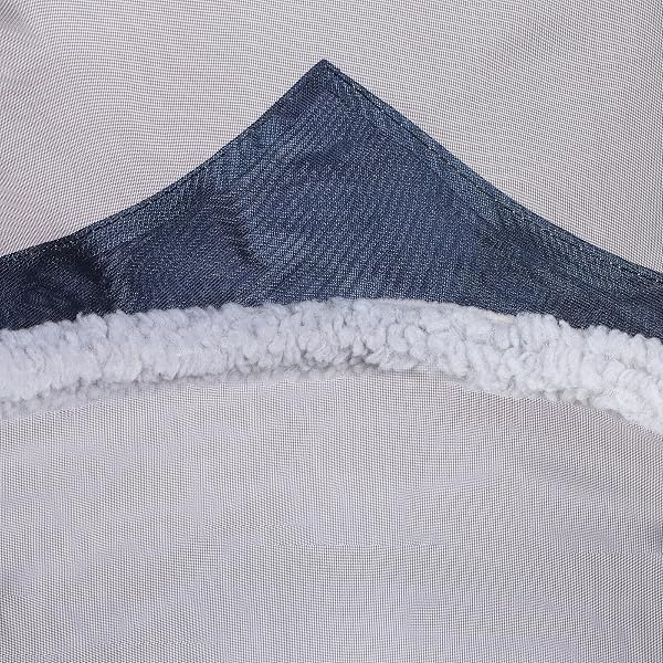 Harrison Howard CareMaster Pro Maschera luminosa contro le mosche per cavalli, ampio spazio per gli occhi, naso lungo, copri orecchie, protezione UV per cavalli, blu reale, taglia M, cavallino - 4