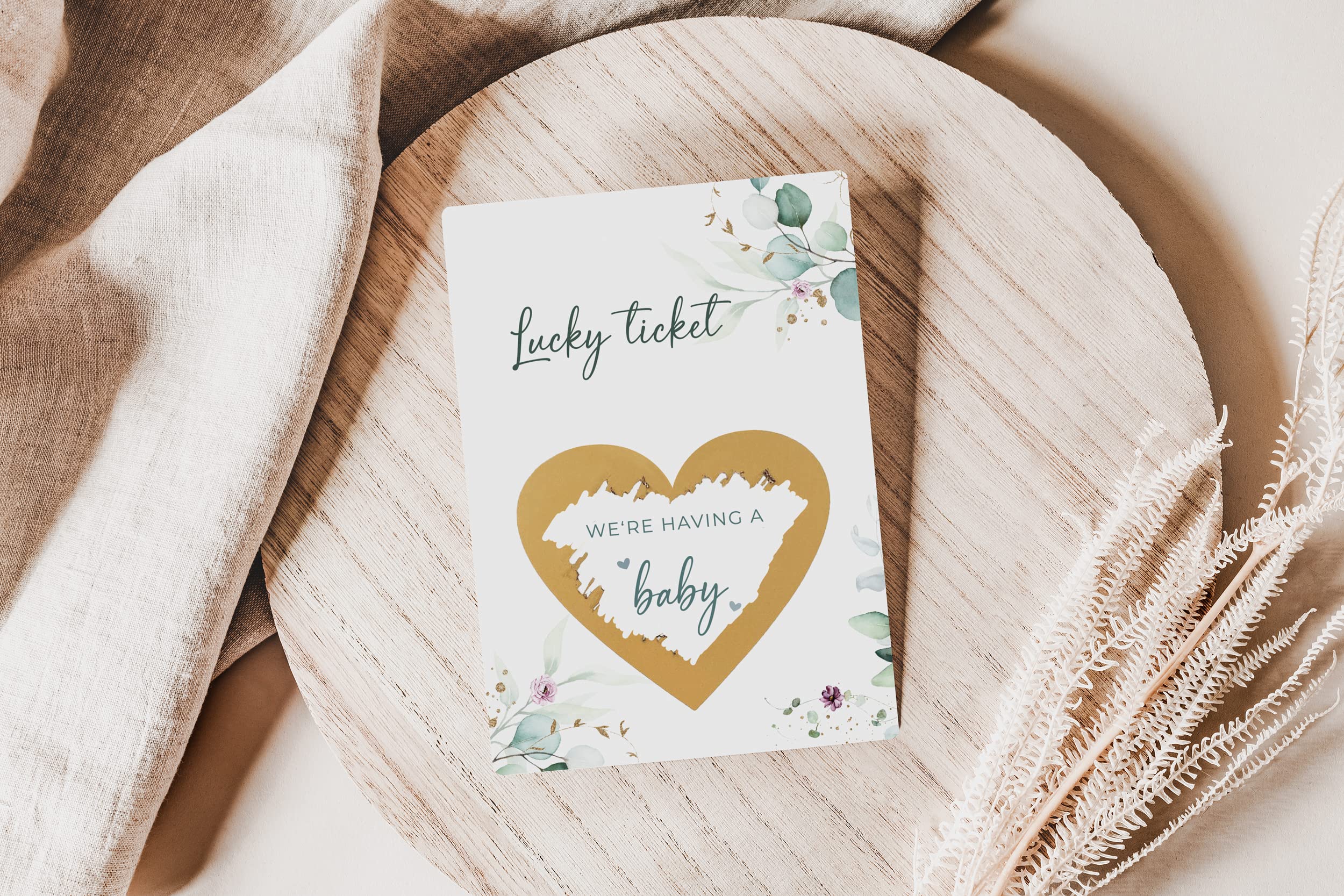Joli Coon 5 Pregnancy announcement scratch cards - We're having a baby with envelopes - Baby announcement baby - Image 3