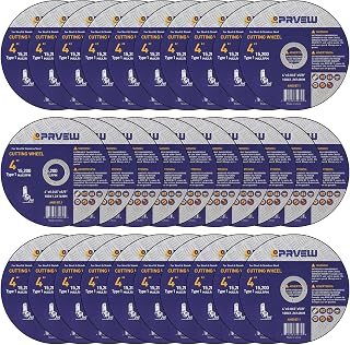 30-Pack 4 Inch Cut Off Wheels,4"x0.045"x5/8" Quality Cutting Disc, Metal & Stainless Steel Aggressive Cutting Wheel for Angle Grinder, General Purpose Metal Cut-Off Wheel