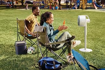 Shark FlexBreeze Portable Fan, Suitable for Indoor and Outdoor, Rechargeable, Steam Apparatus, Controlled, Rechargeable Use for Up to 24 Hours
