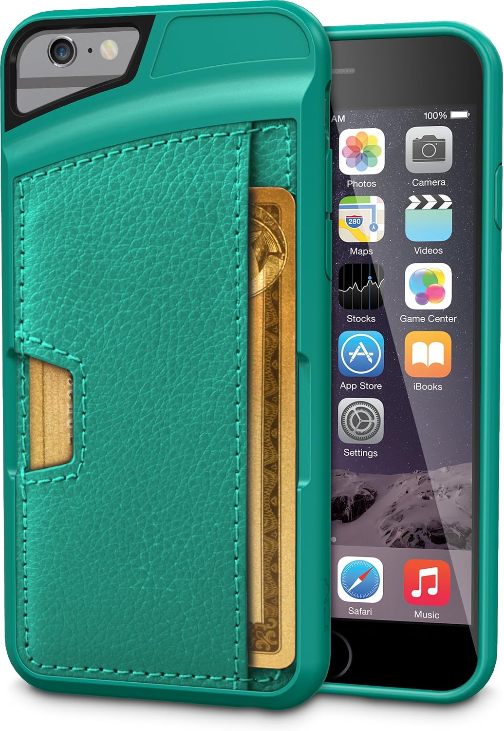Smartish® iPhone 6/6s Wallet Case - Wallet Slayer Vol. 2 [Slim Protective] Credit Card Holder for Apple iPhone 6s/6 (Silk) - Gunmetal Gray