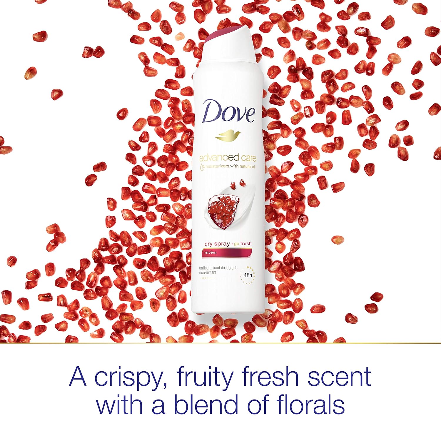 Dove Dry Spray Antiperspirant, Revive, 3.8 Ounce