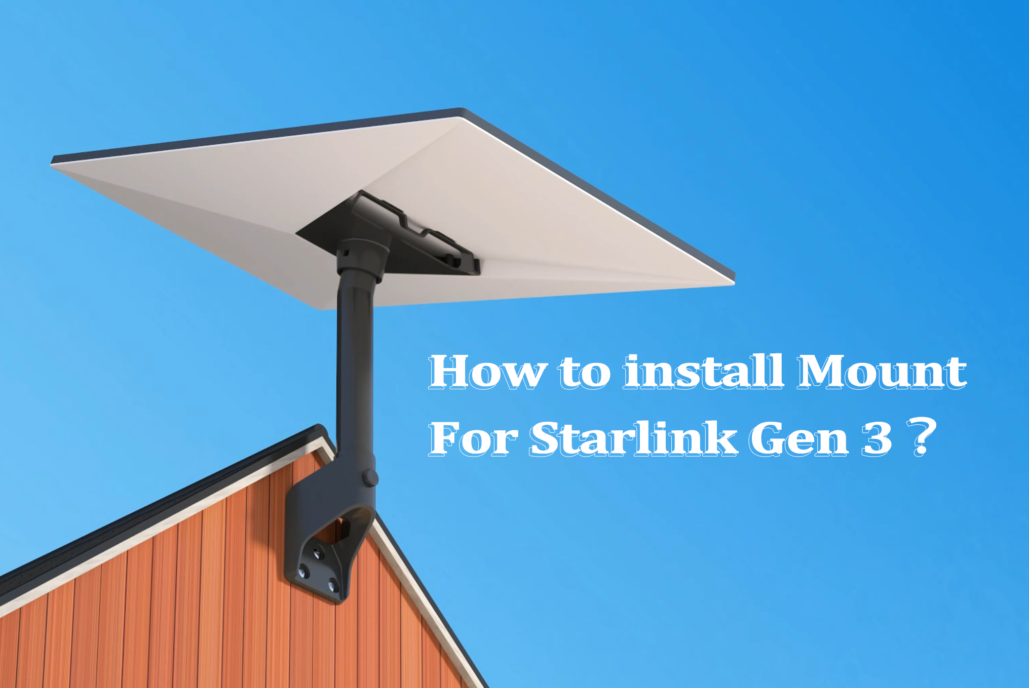 Antenna Parabolica Satellitare Digitale Terrestre E Satellitare : Come Realizzare Un Impianto Tv Supporto Antenna Starlink