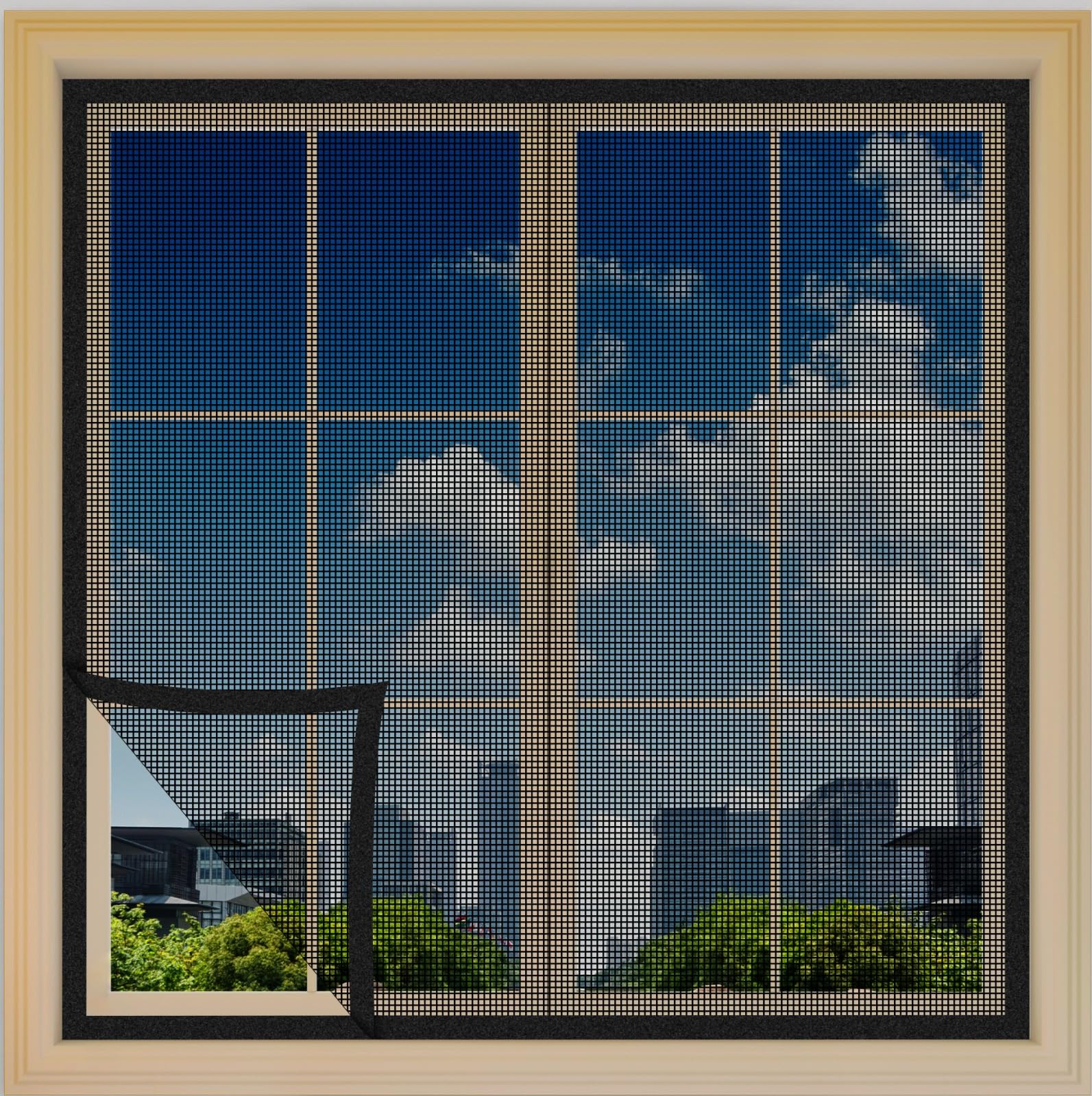 Atlara Upgraded Fiberglass Mosquito Net for Windows Pre Stitched with Fastener Tape on All Four Borders Window Mosquito Net, 120 GSM Fiberglass Insect Net (Size 150cm X 160cm) Black (B0CJXPNL5V) Amazon Price History, Amazon Price Tracker