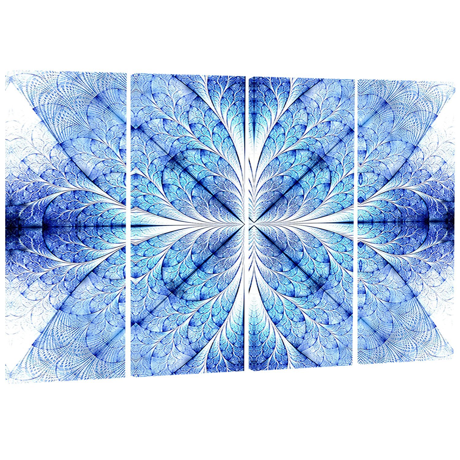 Amazon.com: Designart Symmetrical Light Blue Pattern-Digital