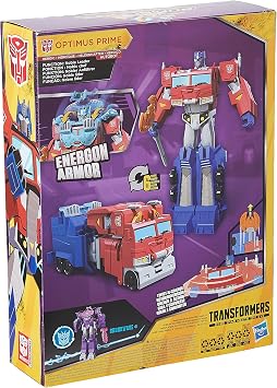 Transformers Bumblebee Cyberverse Adventures Dinobots Unite Toys Ultimate Class Optimus Prime Figure, Energon Armor, Ages 6 and Up, 9-inch