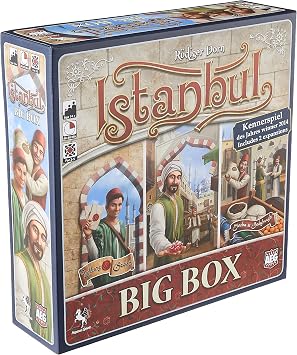 Alderac Entertainment Group AEG Istanbul Big Box - Board Game, Collect Gems, Be a Master Merchant, 2 to 5 Players, 40 to 60 Minute Play Time, for Ages 10 and Up, Alderac Entertainment Group AEG