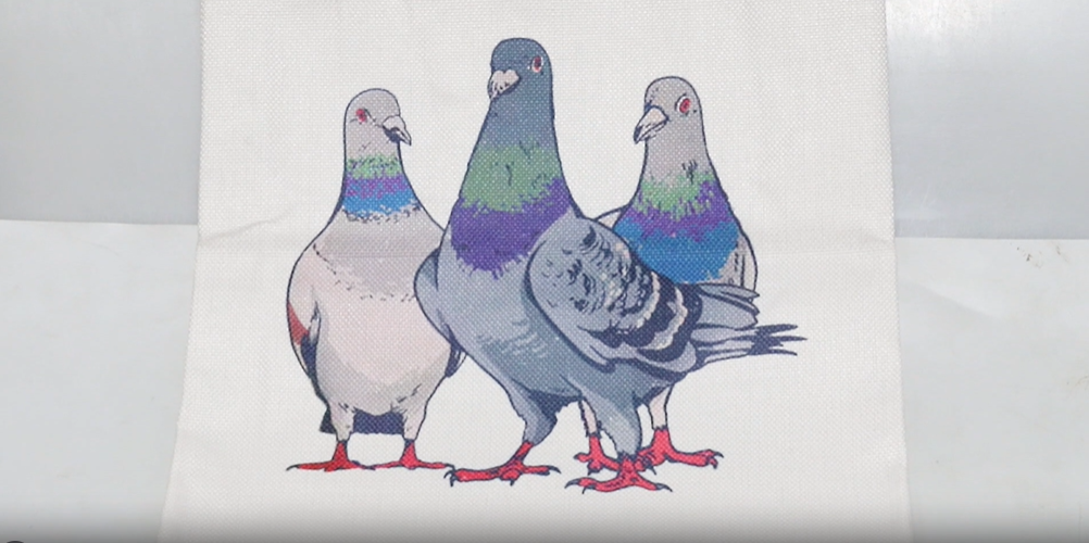 Bolso tote PWHAOO Three Pigeons para mujer miniatura 7