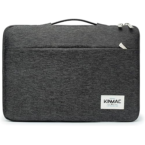 Kinmac 360° Protective Water Resistant Laptop Sleeve case Bag with Handle for MacBook Pro 14 inch,13.5 inch-13.9 inch and 14 inch Laptop(Black)