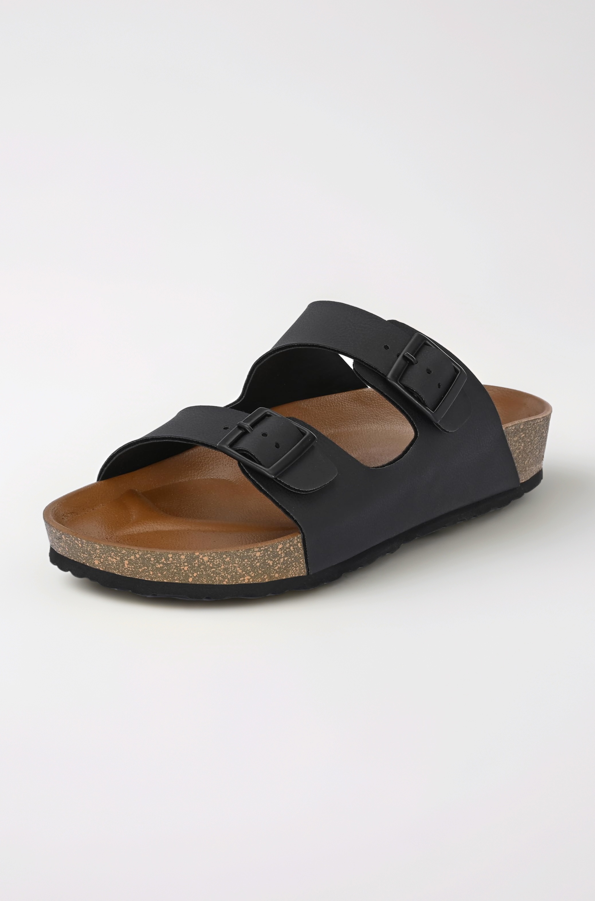 Sandals for Men | Berkin-Style Slip-On Casual Sandal with Open Toe Design | Comfortable PU Footbed, Arch Support & Lightweight On-Grip Sole for Outdoor Wear (7313)