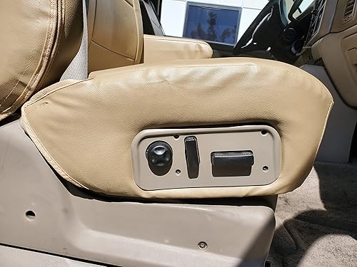 Miniatura 7 de Funda protectora para asiento delantero y 2 apoyabrazos, de piel sintética, personalizada, original, para Chevy.