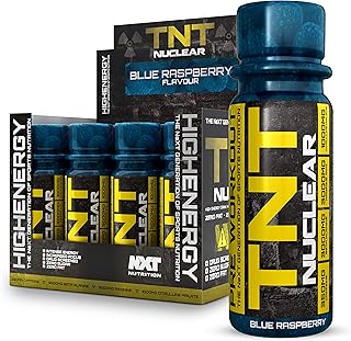 TNT Nuclear Shots - Pre Workout Drink 12 x 60ml | Blue Raspberry