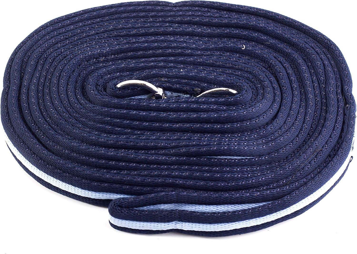Soft Lead Rope/Lunge Line 8m - Navy/Light Blue