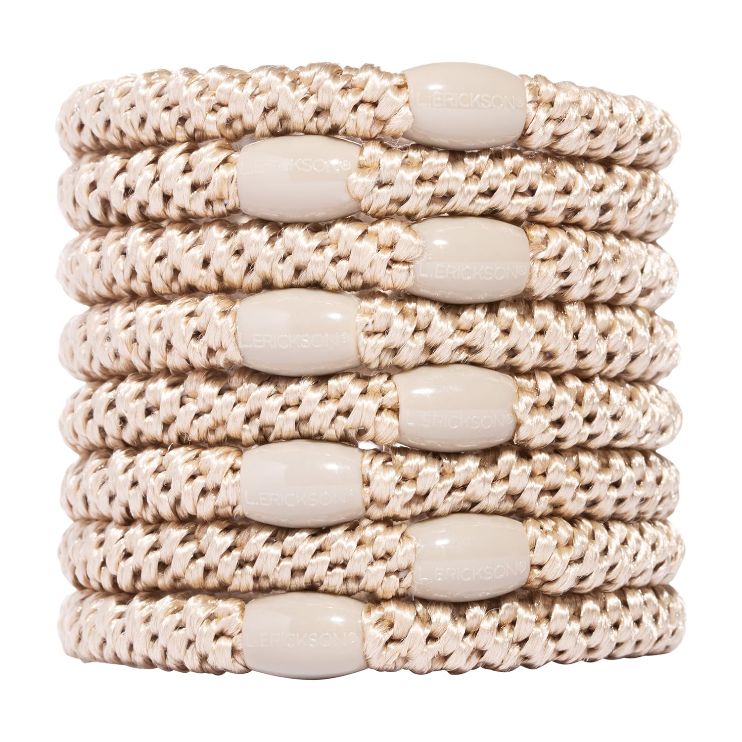 L. Erickson Pony Hair Ties - No Damage Hair Bands for Women