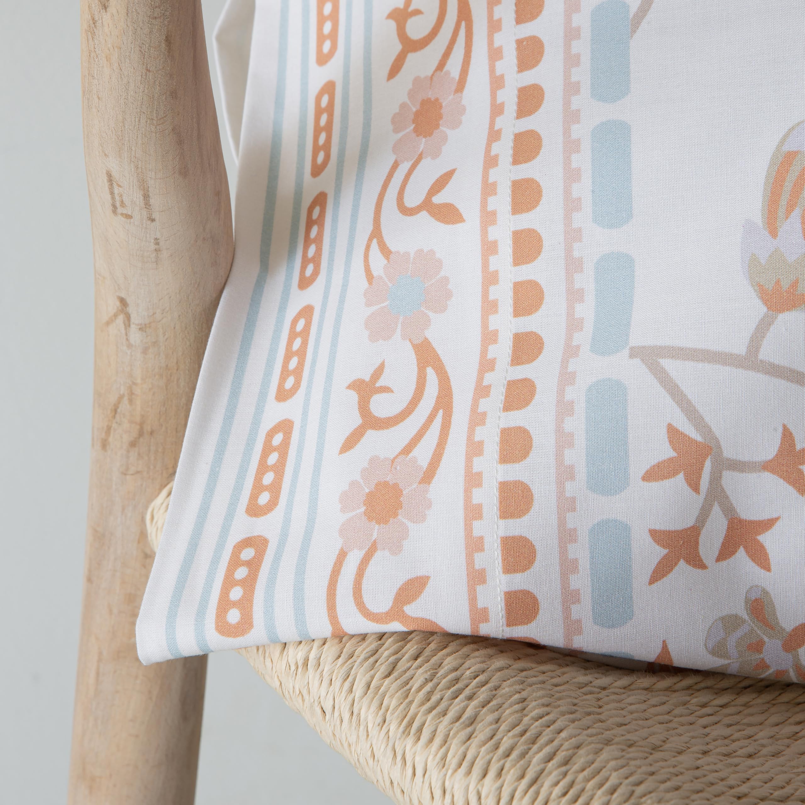 COTTON ARTean Funda nordica Cama 150 ALGODÓN 100% Deva Beige Botones | Incluye 3 piezas: F.Edredón 240x220 + 2 F.de Almohada Cierre Botones. Certificado OEKO-TEX