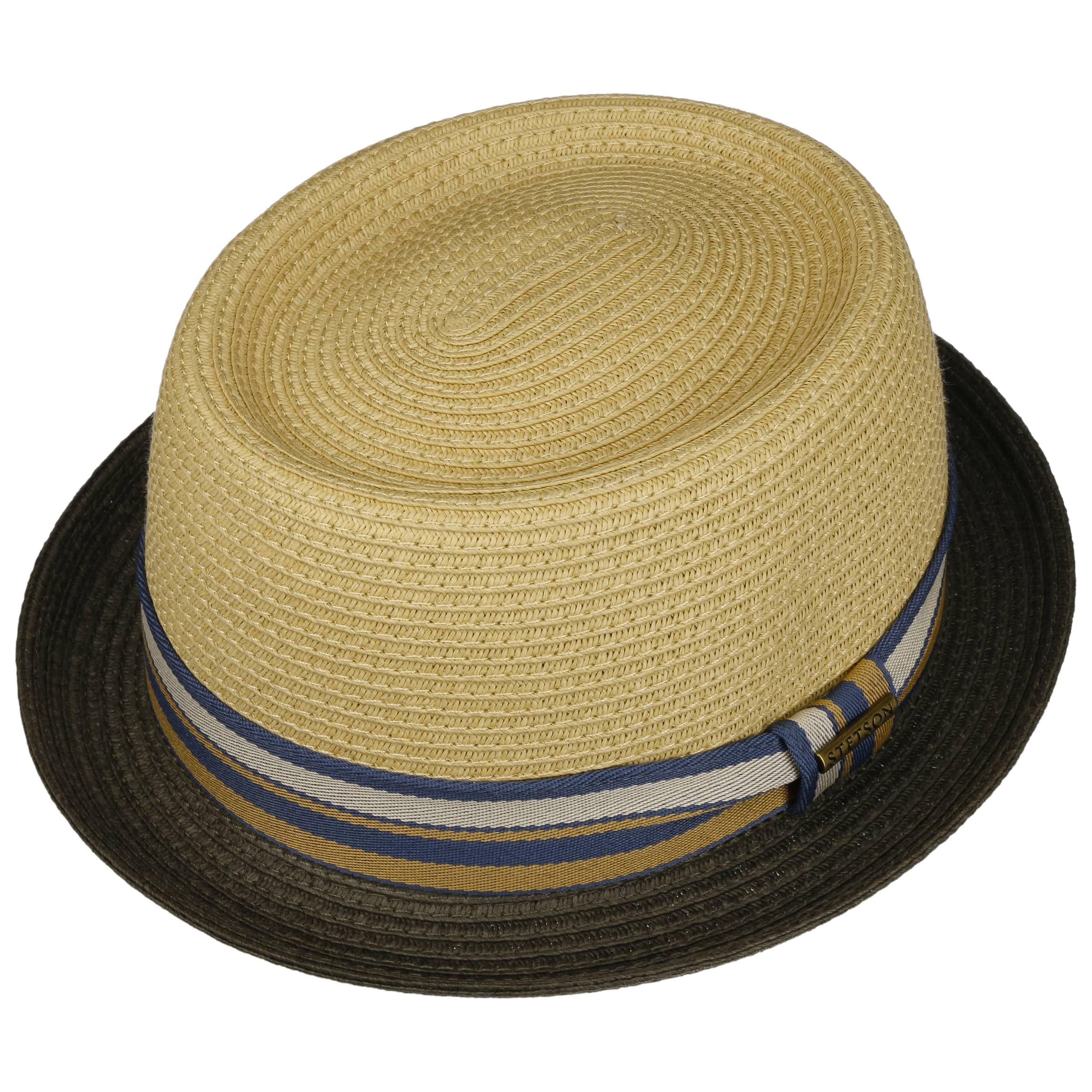 Stetson Licano Pork Pie Strohhut UV-Schutz 40 Damen Herren