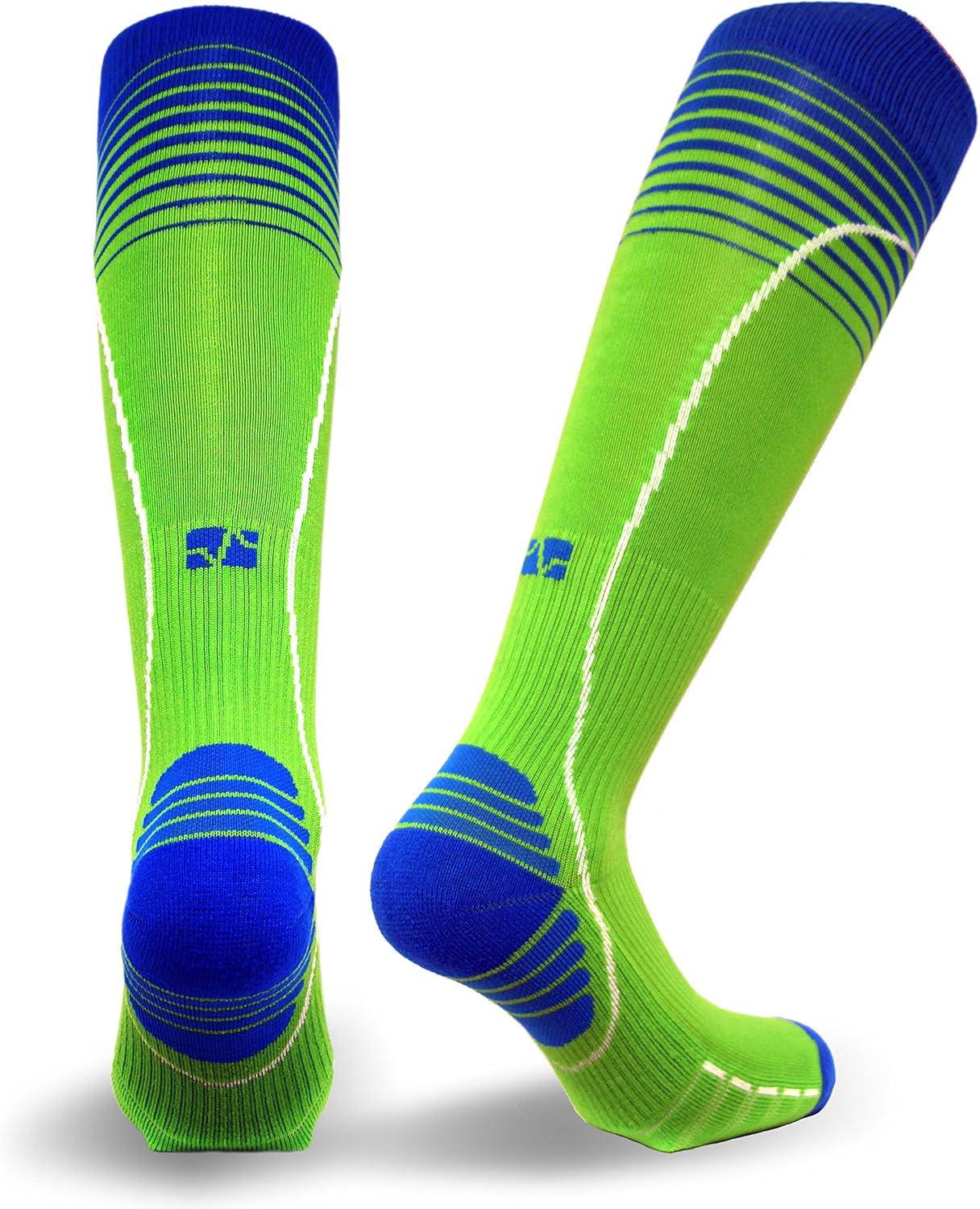 Vitalsox Italian Premium Patented Graduated Compression Silver Drystat Running Socks(1Pair-Compression)