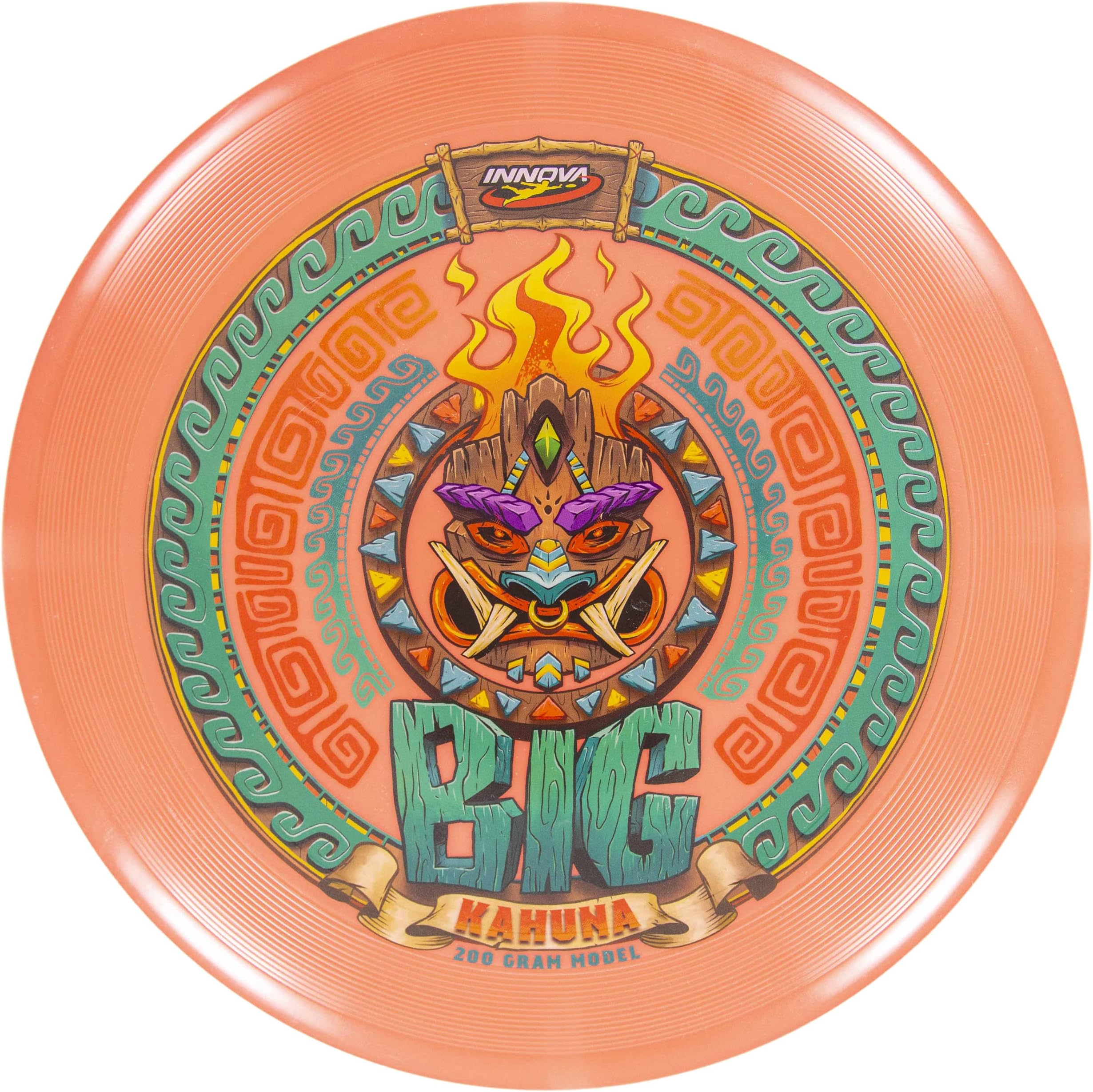 INNOVA Big Kahuna INNmold Beach Frisbee 200g – Designed to Handle High Winds, Easy to Grip Rim