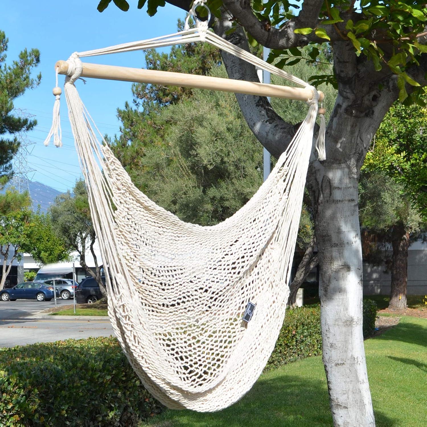 Strong Camel Hanging Hammock Chair Indoor Outdoor Swing Seat Porch Chair Net Swing Chair