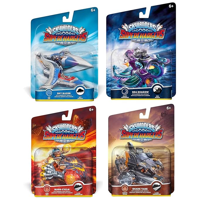 Buy Skylanders SuperChargers Vehicle Character 4 Pack Bundle Sky