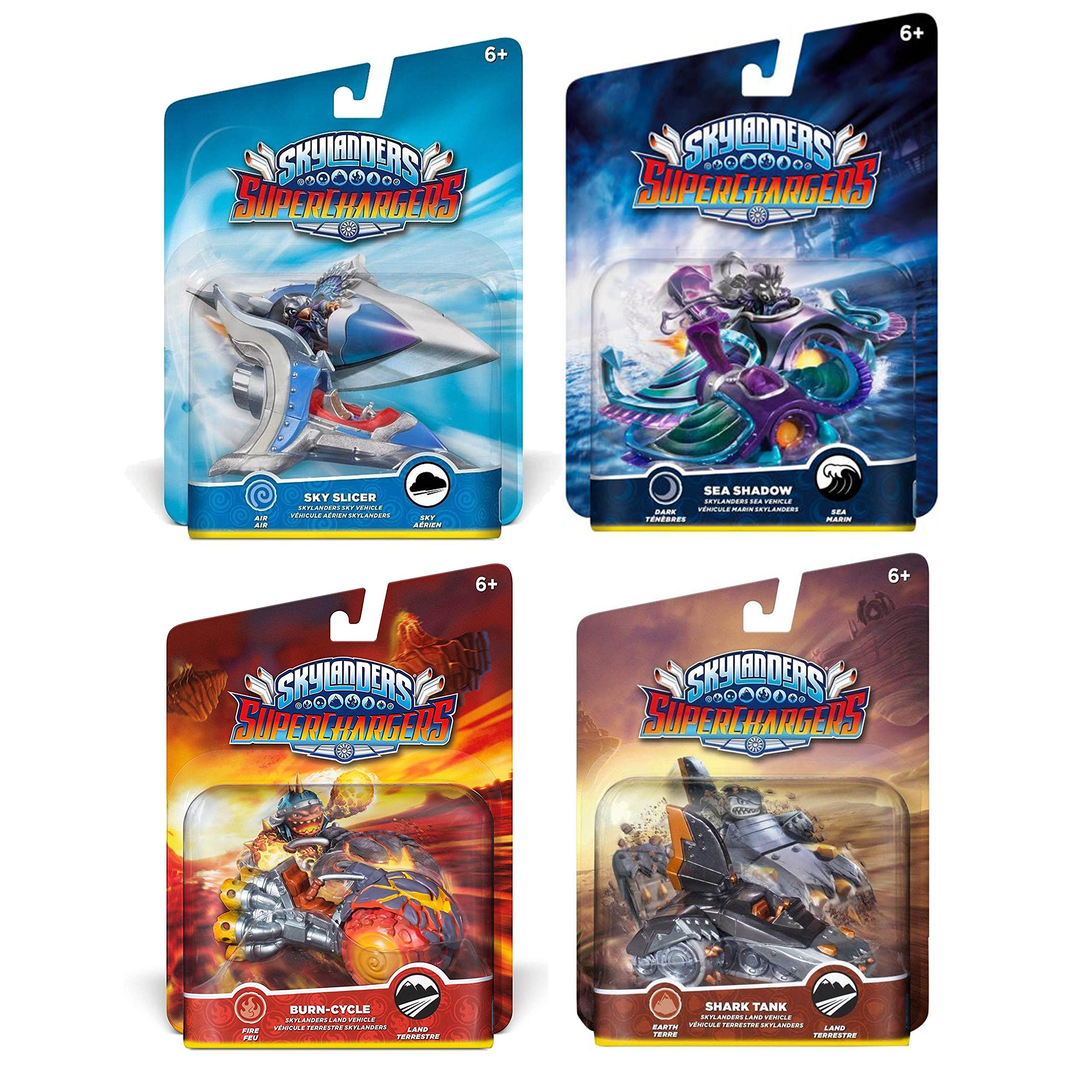 Buy Skylanders SuperChargers Vehicle Character 4 Pack Bundle Sky