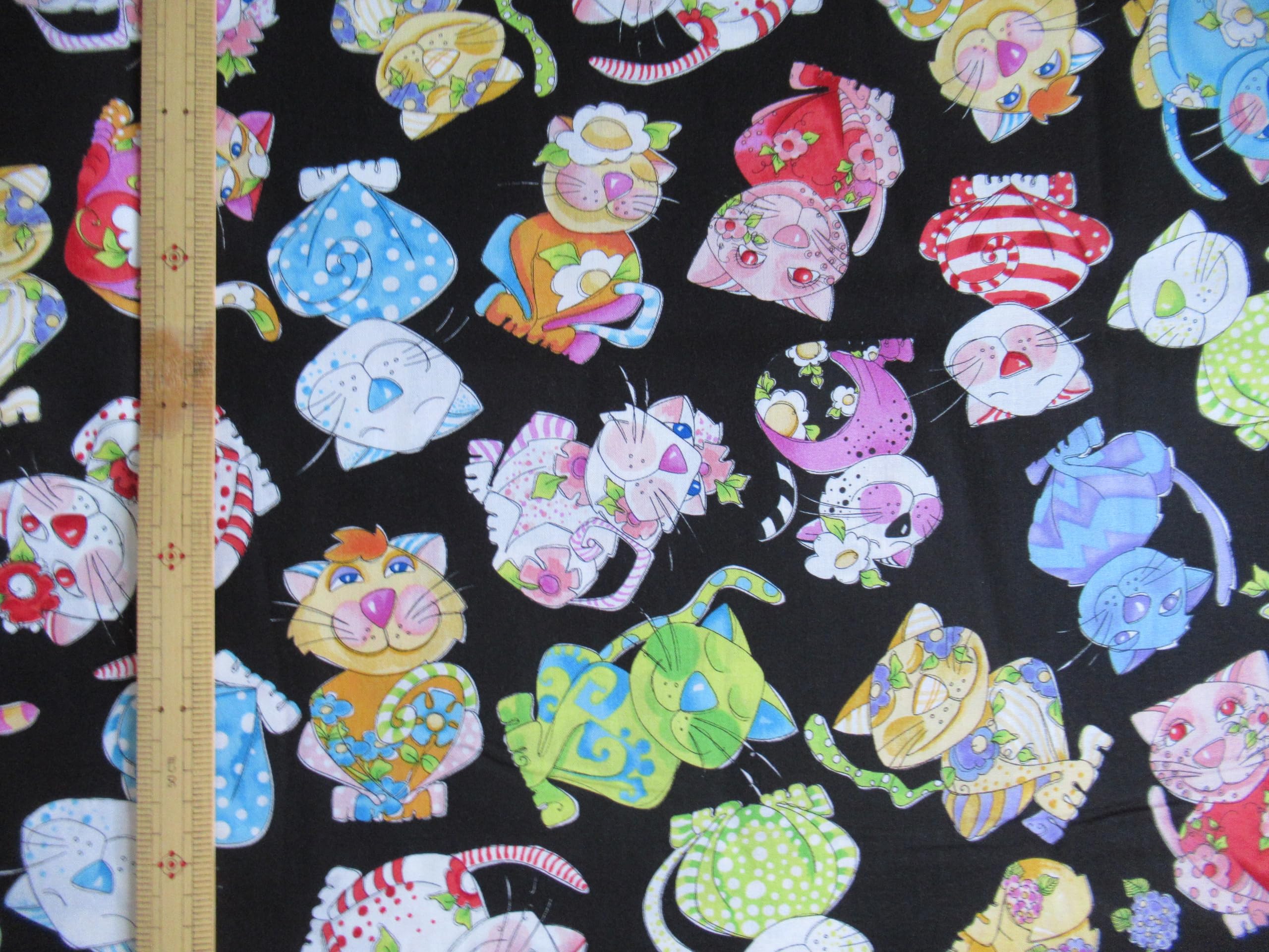 こなもゆとみ ロラライハリス Amazon | Loralie Designs Calico Cat 45cmx54cm 廃版:ロラライハリス