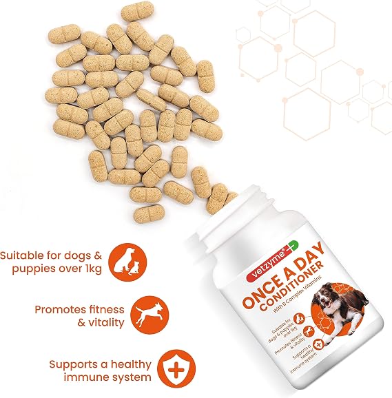 Vetzyme Dog Once A Day Conditioner 30 Tablets