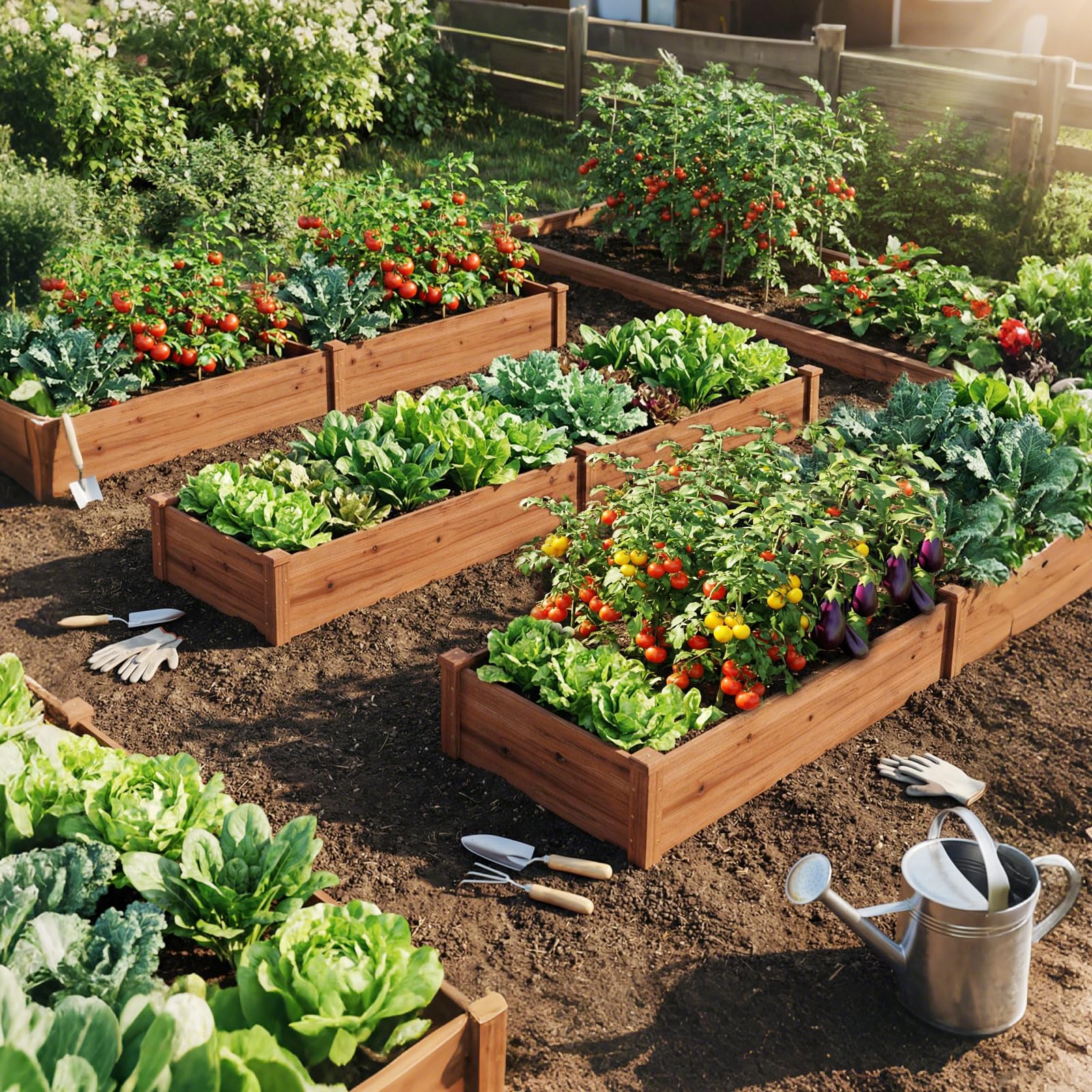 RELAX4LIFE Carré Potager en Bois de Sapin sans Fond, Jardinière Rectrangulaire Imperméable pour Légumes Fleurs Fruits, Bac à Plantes pour Cour Jardin Pelouse, 240X60X25 CM (Marron)