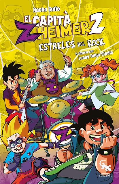 Portada de Capità Zheimer. Estreles del rock