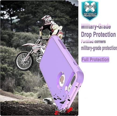 Miniatura 5 de YmhxcY Funda para iPhone 8 Plus iPhone 7 Plus con 2 piezas protectores de pantalla flexibles EPU, a prueba de golpes y caídas, funda de protección